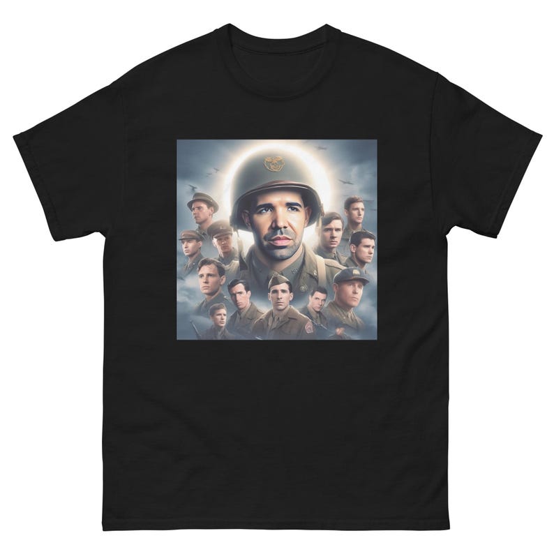Saving Private Drake T-Shirt | Funny Parody Graphic Tee | Viral Meme Shirt | Unique Internet Culture Apparel
