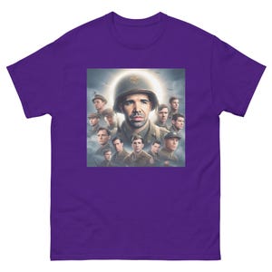Saving Private Drake T-Shirt | Funny Parody Graphic Tee | Viral Meme Shirt | Unique Internet Culture Apparel