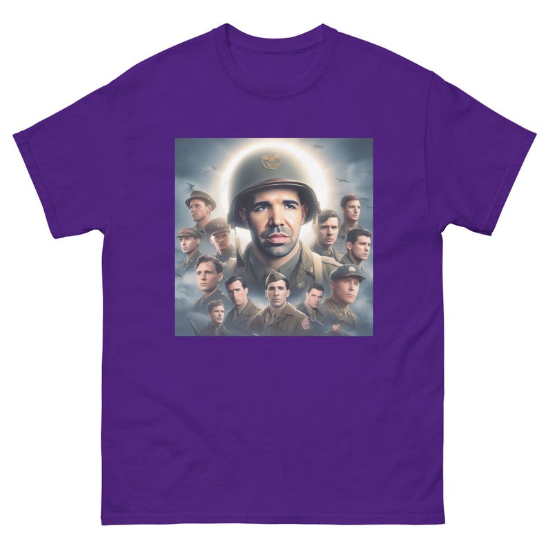 Saving Private Drake T-Shirt | Funny Parody Graphic Tee | Viral Meme Shirt | Unique Internet Culture Apparel