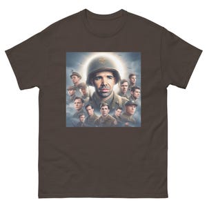 Saving Private Drake T-Shirt | Funny Parody Graphic Tee | Viral Meme Shirt | Unique Internet Culture Apparel