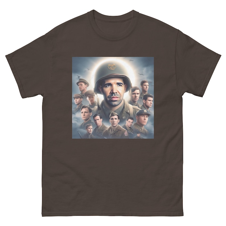 Saving Private Drake T-Shirt | Funny Parody Graphic Tee | Viral Meme Shirt | Unique Internet Culture Apparel