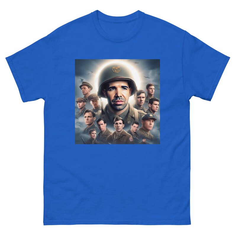 Saving Private Drake T-Shirt | Funny Parody Graphic Tee | Viral Meme Shirt | Unique Internet Culture Apparel