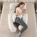 7-in-1 Modular Pregnancy Pillow: U-Shape Maternity Support, Nursing Pillow, Cooling Wedge