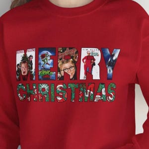 Vintage Christmas Movie Collage - Merry Christmas Digital Art Print Featuring Home Alone, Grinch, Santa Clause & More Holiday Favorites