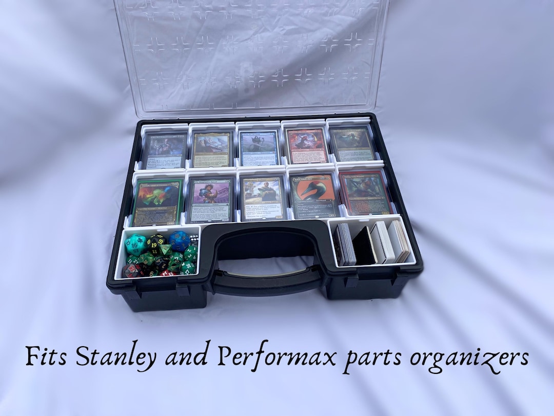 Toolbox Commander Deck Box Inserts With Toploaders: Stanley