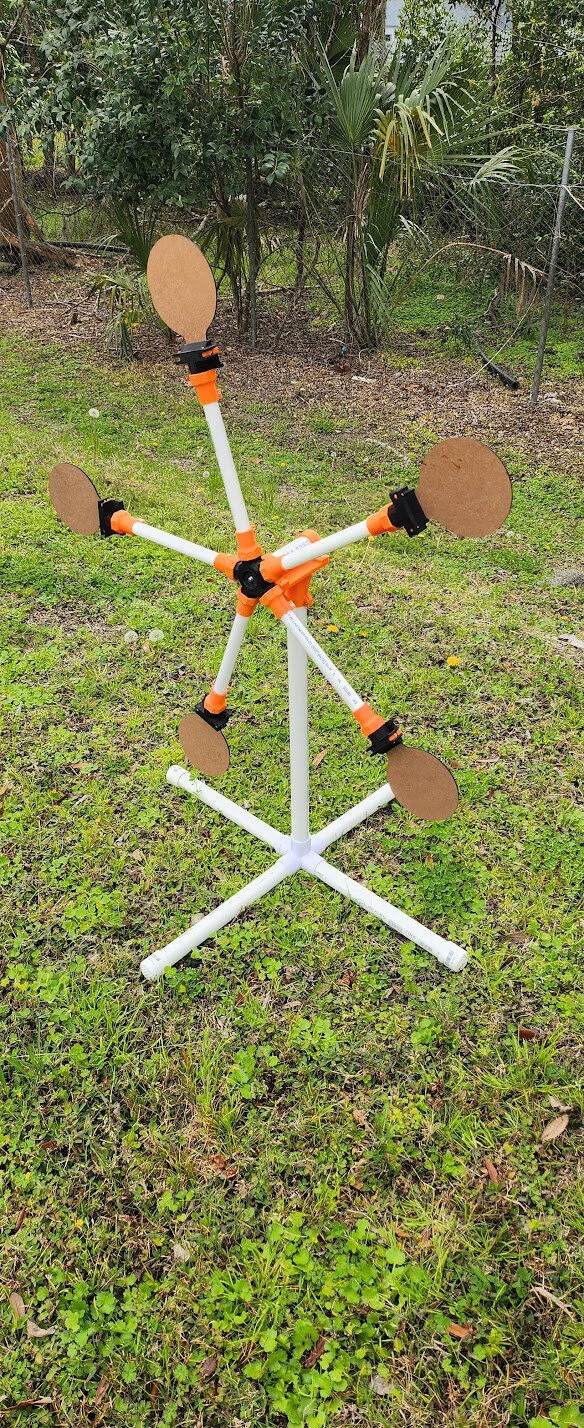 Texas Star Target Kit for Foam Dart Launchers, 3D Printed,texas Star