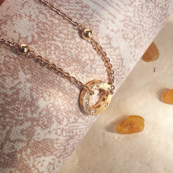 Gold bracelet, 18k pure gold chain, solid gold bracelet, gold chain bracelet, exquisite bracelet, interlocking bracelet, link bracelet,