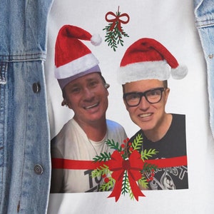 Blink-182, Christmas, #TOMARK, Tom Delonge, Mark Hoppus, Funny Shirt, Funny Gift,  Gift Gag, band Tee, y2k, Gen-X, humor, Gift idea, Holiday