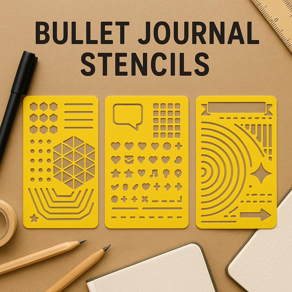 Pochoirs De Planificateur De Journal, Ensemble De ... - Grandado