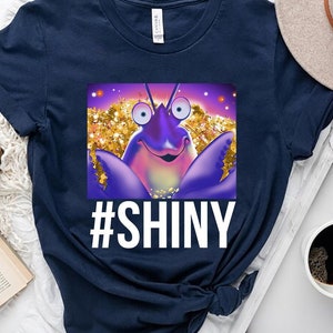 Disney Moana Tamatoa Charakter #Glänzendes Shirt Komfortfarbe, Disneyland Familie Passendes Shirt, Magic Kingdom T-Shirt, Epcot Freizeitpark Geschenk Shirt