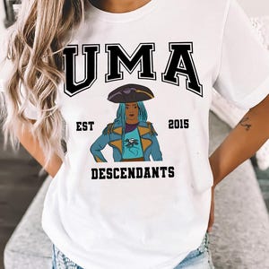Disney Nachkommen UMA Est 2015 Porträt Vintage Design Shirt, Komfort Farbe, Disneyland Familie Passendes Shirt, Epcot Freizeitpark Geschenk Shirt