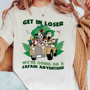Disney Mickey & Friends Get In Loser T-shirt, Disney Shirt, Disneyland Family Matching Shirt, Magic Kingdom Tee, Epcot Theme Park Gift Shirt