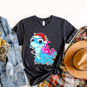 Frozen Little Bruni Christmas Portrait Shirt, Comfort Color, Disneyland Family Matching Shirt Magic Kingdom Tee, Epcot Theme Park Gift Shirt