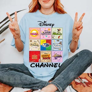 Disney Channel Filme Lizzie McGuire High School Musical Hannah Montana T-Shirt Comfort Color Familie Passendes Shirt, Epcot Freizeitpark Geschenk Shirt