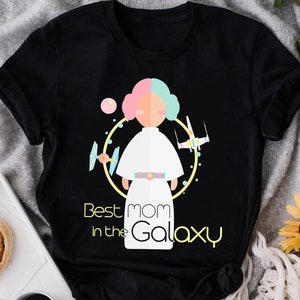Star Wars Princess Leia Best Mom T-shirt, Star Wars Shirt, Disneyland Family Matching Shirt, Magic Kingdom Tee, Epcot Theme Park Gift Shirt