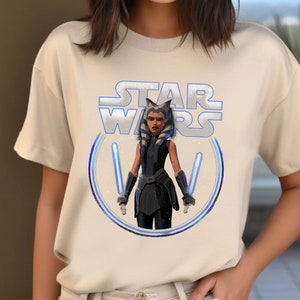 Star Wars Ahsoka The Clone Wars T-shirt, Star Wars Shirt, Disneyland Family Matching Shirt, Magic Kingdom Tee, Epcot Theme Park Gift Shirt