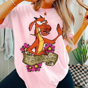Disney Mulan Character Funny Mushu Dishonor Shirt, Disney Mulan Shirt, Comfort Color, Disney Matching Shirt, Epcot Theme Park Gift Shirt