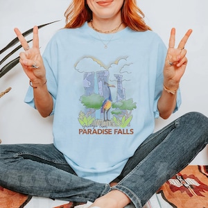 Pixar Up Kevin Paradise Falls T-shirt, Funny Up shirt, Disneyland familie bijpassende shirt, Magic Kingdom T-shirt, Epcot themapark cadeau shirt