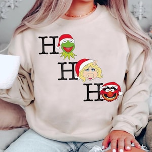 Disney Muppet Christmas Shirt, Santa Kermit Miss Piggy Animal Shirt, Magic Kingdom Trip Christmas Party Disneyland Family Matching Shirts