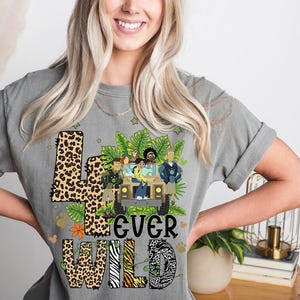Personalized Custom Age Disney Wild Kratts Ever Wild Jungle Kids Shirt, Birthday Gift, Comfort Color, Shirt For Kid, Family Matching Tee