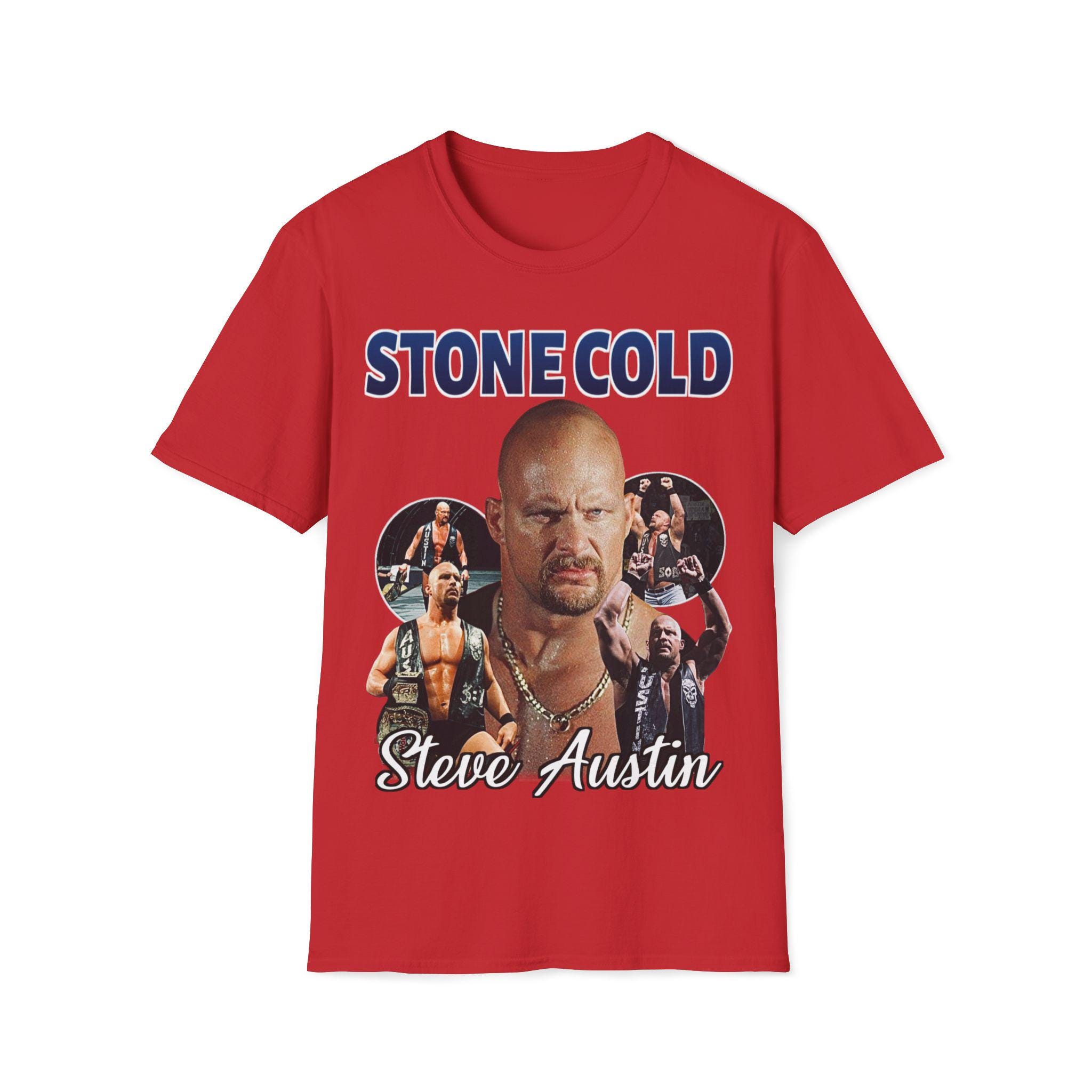 トップス 90s WWE Stone cold steve austin sweat WWE Stone Cold Steve Austin 90s Vintage Bootleg T-shirt - Etsy