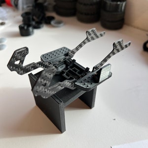 SCX24 slider mag mounts for 6 degree chassis