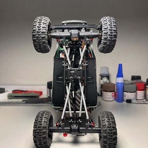 SCX24 *Angled Chassis Power Wagon Rock Sliders Floor Boards
