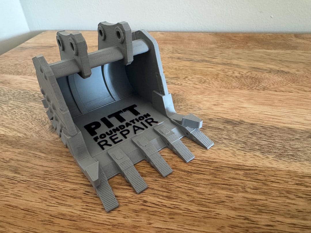 Excavator Bucket Phone Holder: Construction Gift - 3D Printed - Etsy