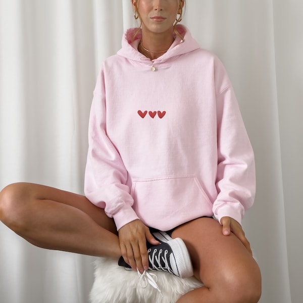 Embroidered Heart Etsy