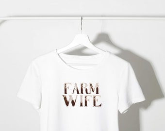 Farm Wife Bella+Canvas Jersey Short Sleeve Tee