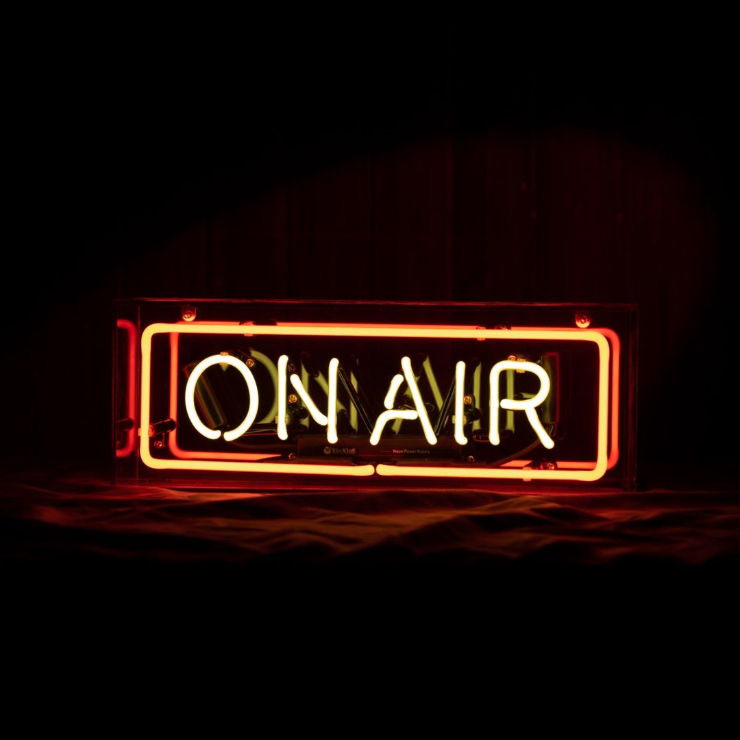 ON AIR Neon Light Box Etsy