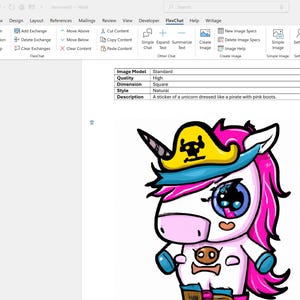 FlexChat.ai - an AI Image and Text Generator MS Word Add-In that brings the power of AI to where you work.