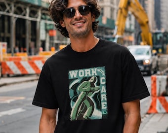 Work With Care Graphic T-shirt | Vintage WPA Poster Art