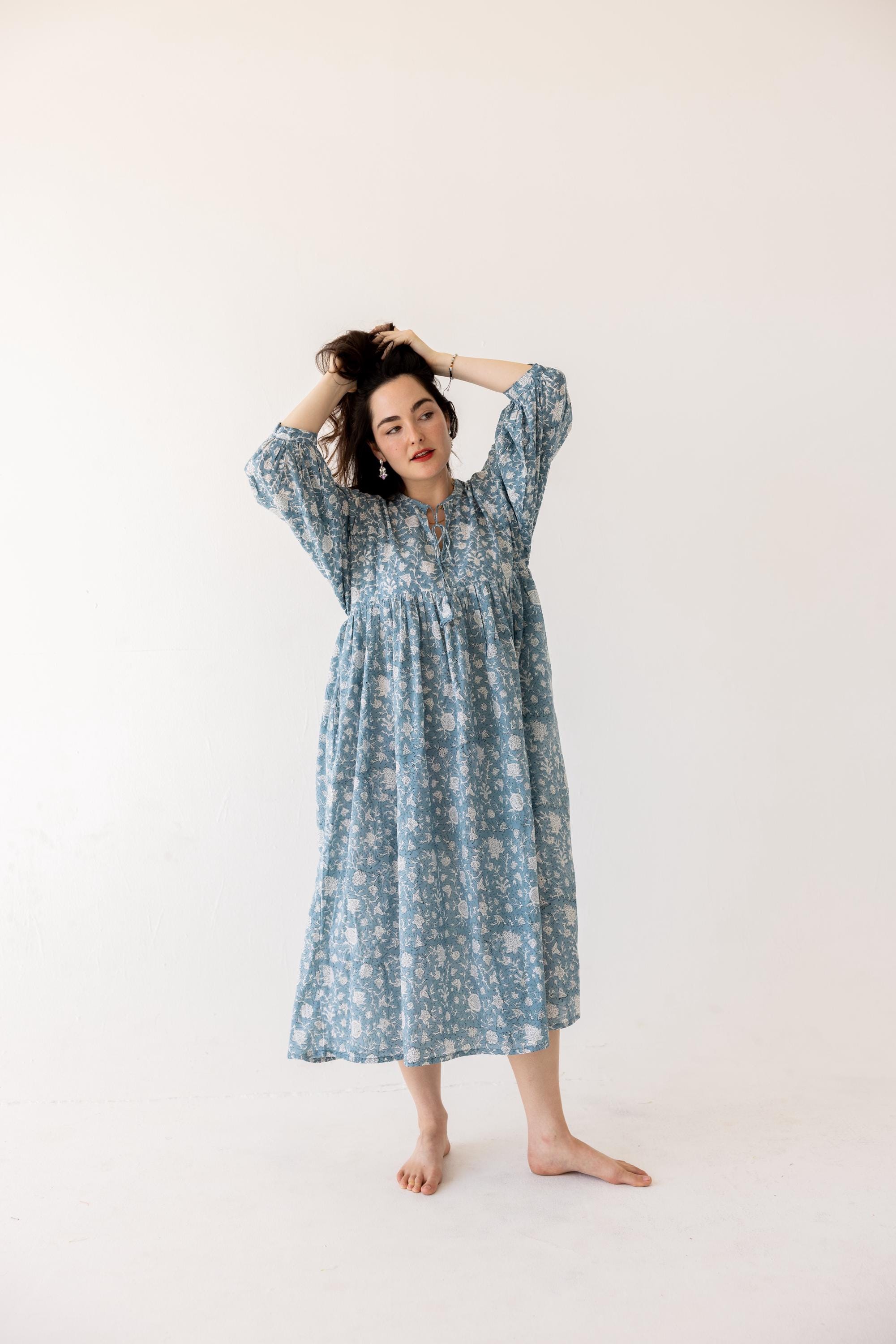 Cotton Midi Dress - Etsy