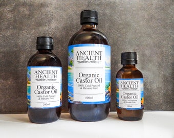 Organic, Cold Pressed & Hexane Free Castor Oil