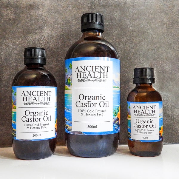 Organic, Cold Pressed & Hexane Free Castor Oil