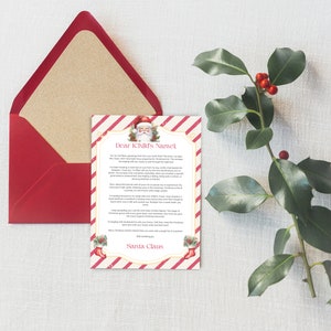 Paquete de cartas de Papá Noel
