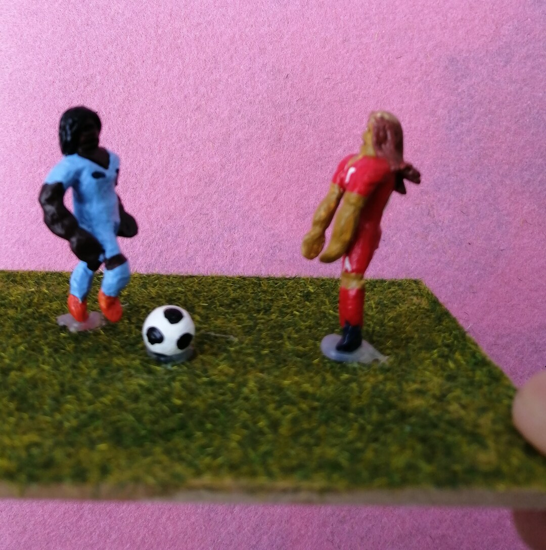 Clay Sculpture Handmade,soccer Player Gift,collectible Gift,gift Father