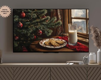 Cookies for Santa Frame TV | Vintage Christmas Frame TV | Traditional Christmas | Nostalgic Christmas | Christmas Magic Frame TV
