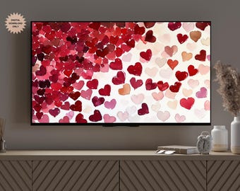 Valentines Frame TV | Frame TV Valentines Day | Valentine's Day Frame TV | Valentine Hearts Frame Tv | Valentines Laptop | Coquette Frame Tv