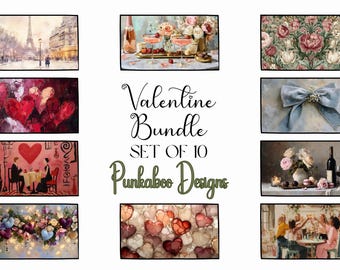 Valentine's Day Bundle Frame TV | Valentine Bundle TV Art | Romantic Frame Tv Bundle | Valentine Garland | Non-Traditional Valentine