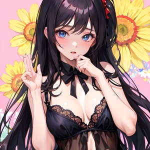 1 Random Anime Waifu Pictures (AI Digital Photos)