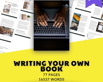 Writing Your Own Book | Done For You eBook Canva Templates PLR Digital Download