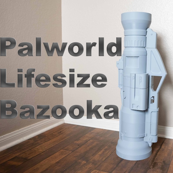 Jouet de cosplay de Palworld Bazooka grandeur nature, Palworld, arme de cosplay de Palworld, cosplay de Palworld, bazooka de Palworld, trucs de Palworld et Palsphere