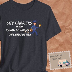 City Carrier Mailman T-Shirt - Funny Postal Worker Art