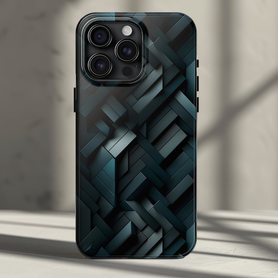 Modern Men iPhone Case iPhone 17, 16, 15, 14, 13, 12, Pro, Pro Max, Plus - Man Stylish Futuristic 3D Abstract Male  Phone Cover
