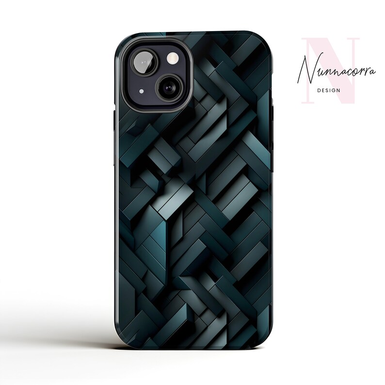 Modern 3D Abstract iPhone Case iPhone 11, 12, 13, 14, Pro, Pro Max, Plus