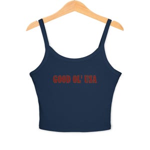 Good Ol&#39; USA Women&#39;s Spaghetti Strap Tank Top