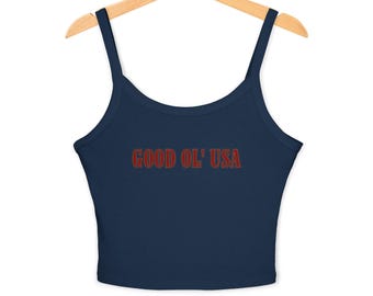 Camiseta sin mangas con tirantes finos para mujer de Good Ol' USA