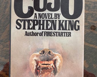 CUJO Stephen King First Edition HC BCE Viking 1981 Goot